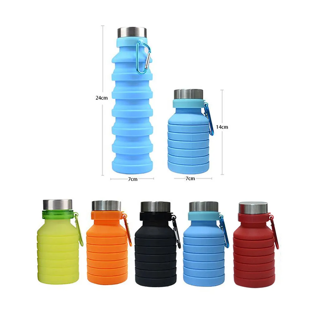 500ml Collapsible Silicone Bottle