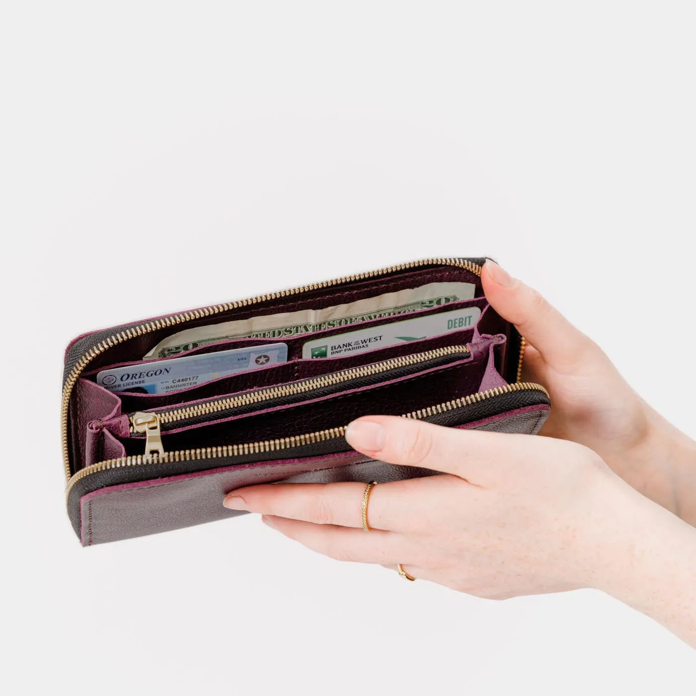 'Almost Perfect' Accordion Zip Wallet