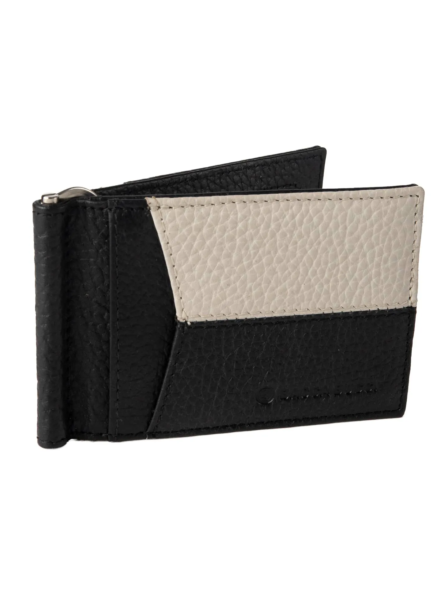 Bacca Bucci Slim Genuine Leather Wallet with Money Clipper