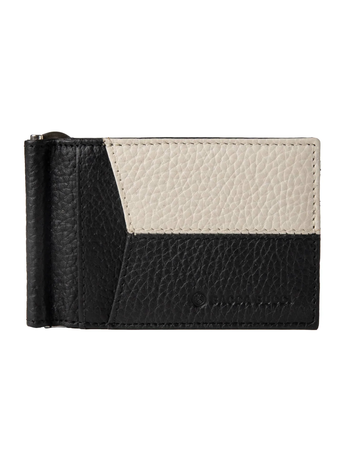 Bacca Bucci Slim Genuine Leather Wallet with Money Clipper