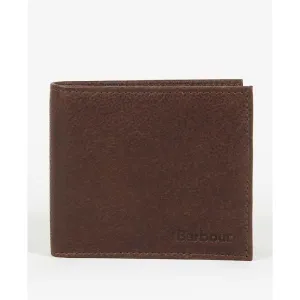 Barbour Padbury Mens Billfold Wallet - Dark Brown