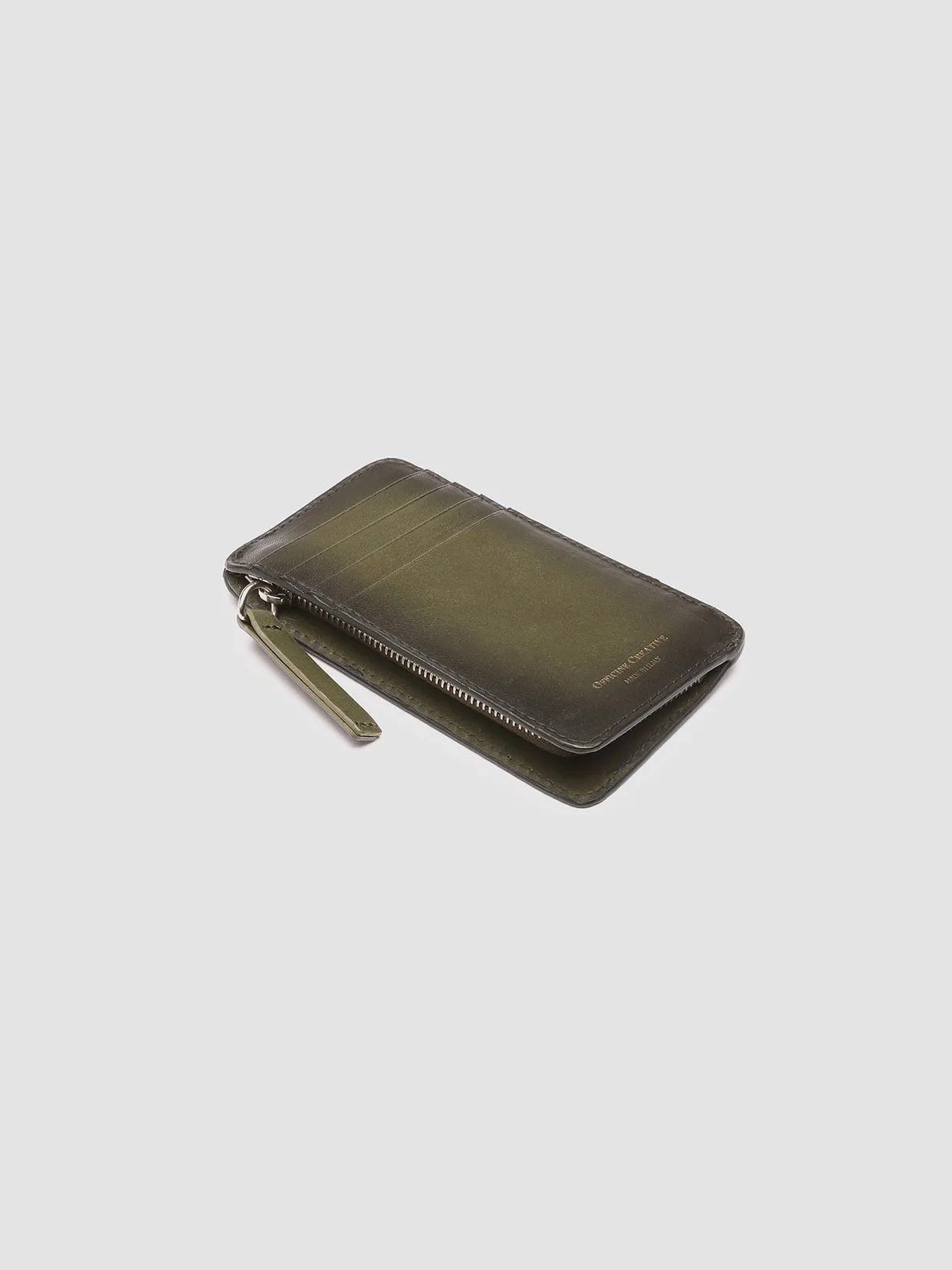 BERGE’ 03 - Green Leather card holder