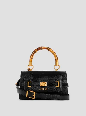 Black Sibel Top Handle Bag