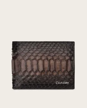 Brown bifold python wallet