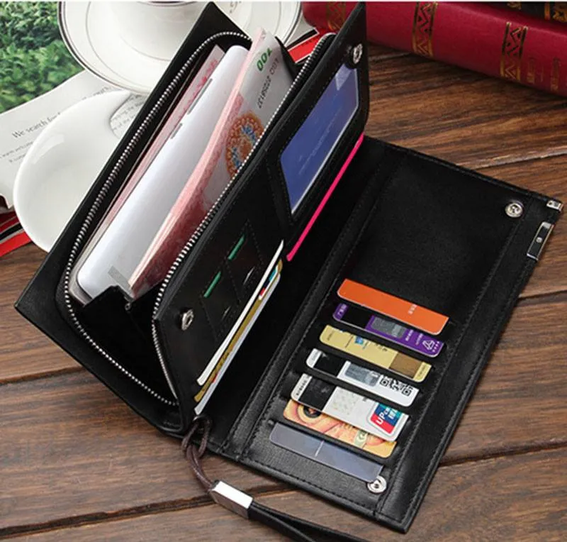 Business Universal Long Wallet for Mobile Phones