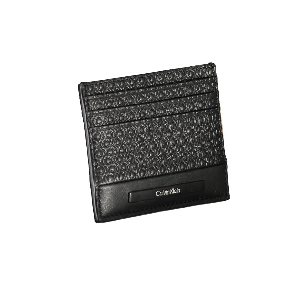 Calvin Klein Sleek Black Contrast Card Holder