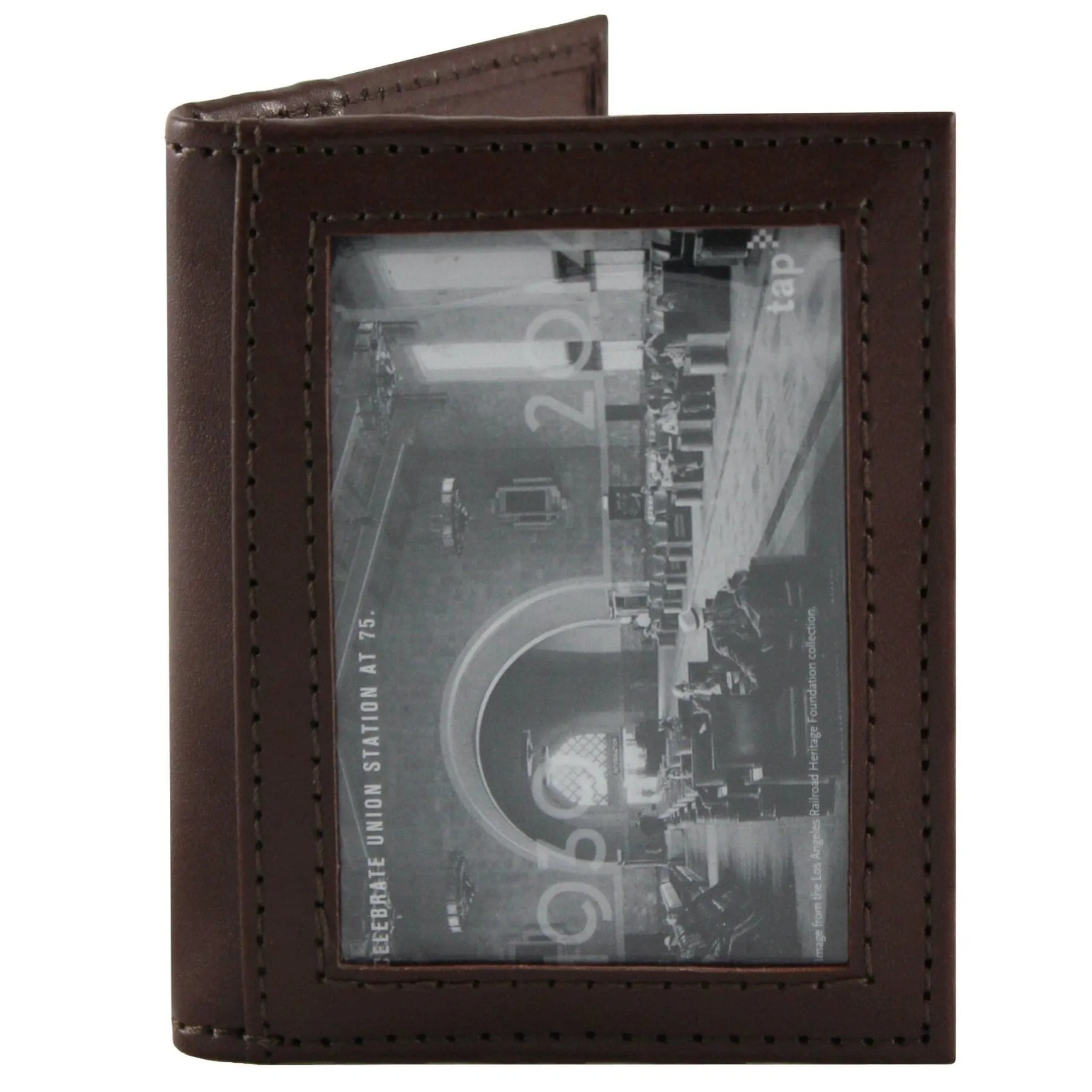 'Charlie' - Vegan Bi-Fold Wallet by The Vegan Collection  - Brown