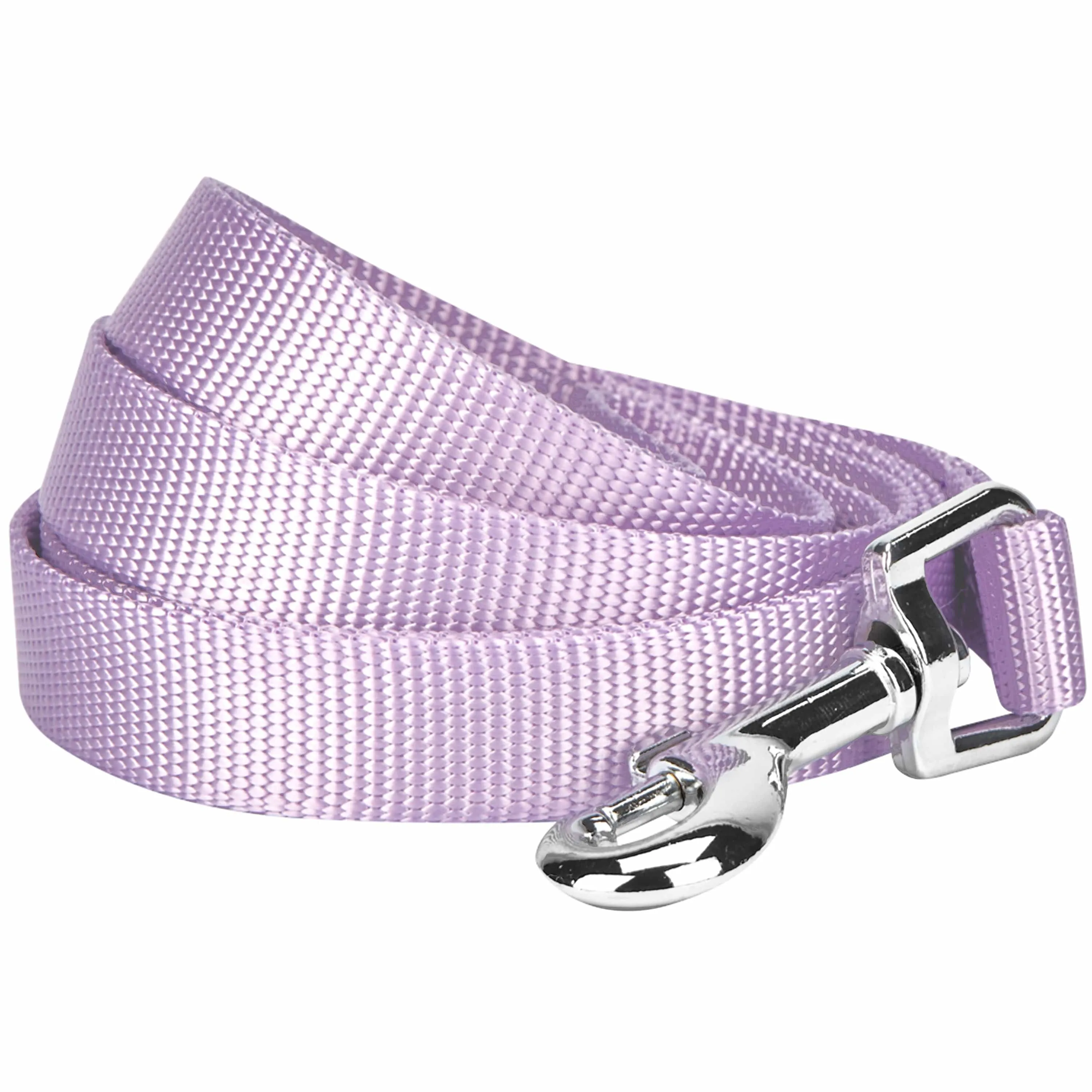 Classic Solid Color Dog Leash, Purple