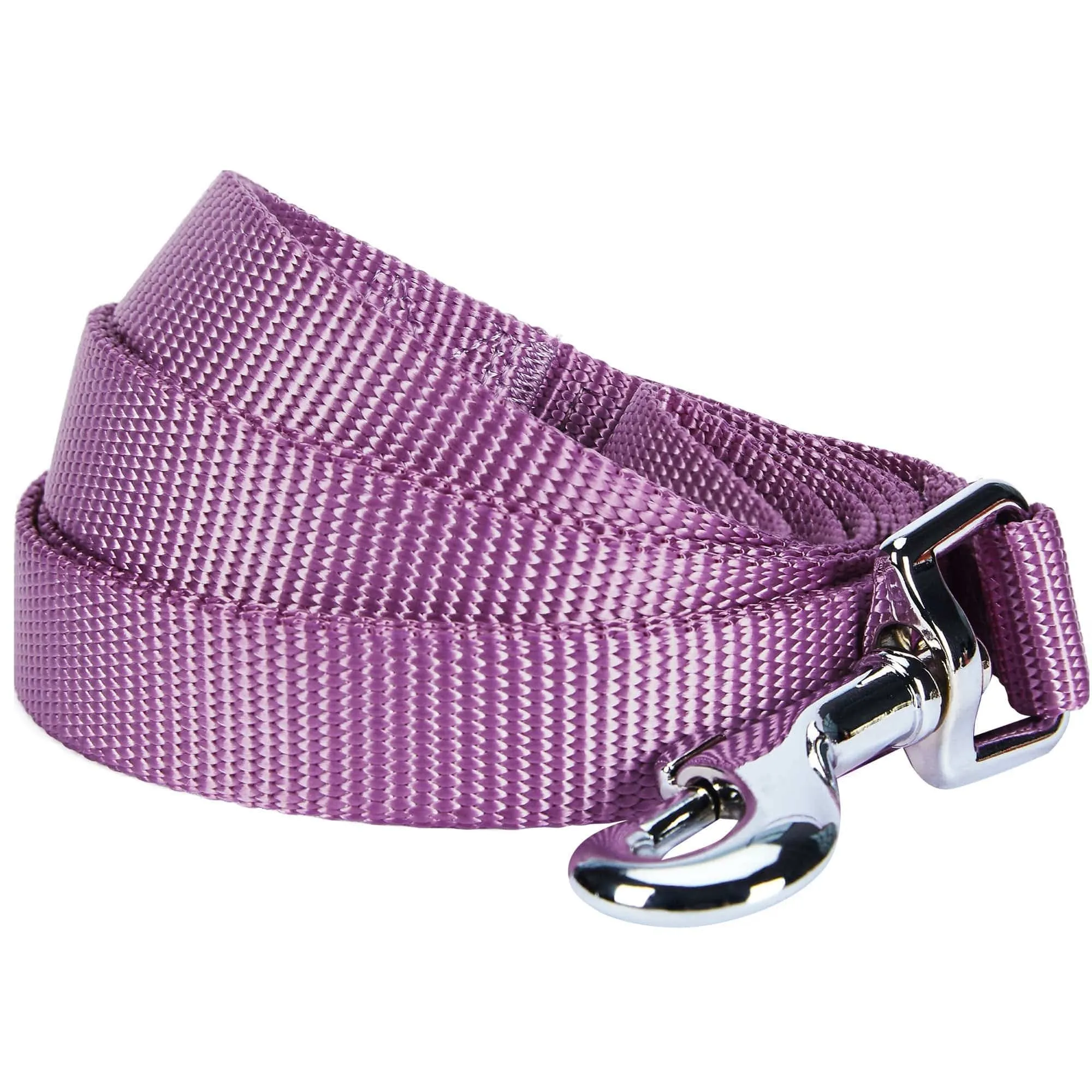 Classic Solid Color Dog Leash, Purple