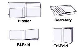 Clear Plastic Wallet Windows - Secretary