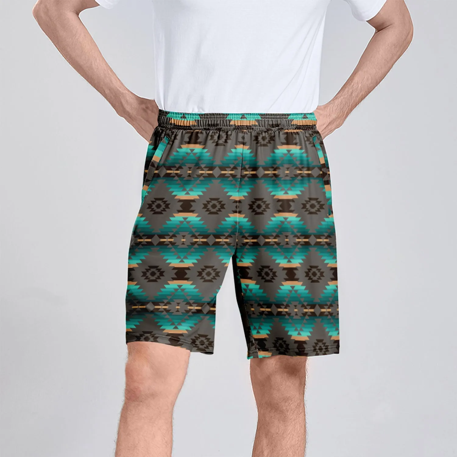 Cree Confederacy Athletic Shorts with Pockets