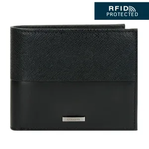 Crossing Infinite Bi-Fold Leather Wallet With Window And Coin Pocket RFID