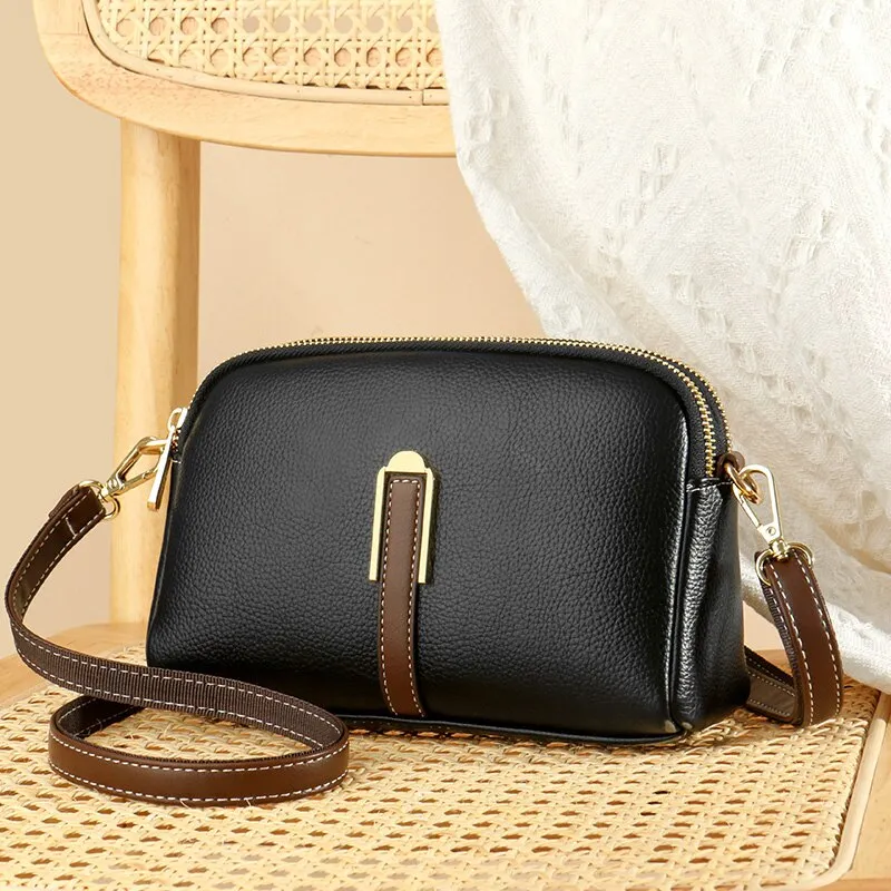 deanwangkt -  New Handbags Summer Small Single Shoulder Bag PU Women's Round Luxury Simple Messenger Bag Zero Wallet Mobile Phone Bag