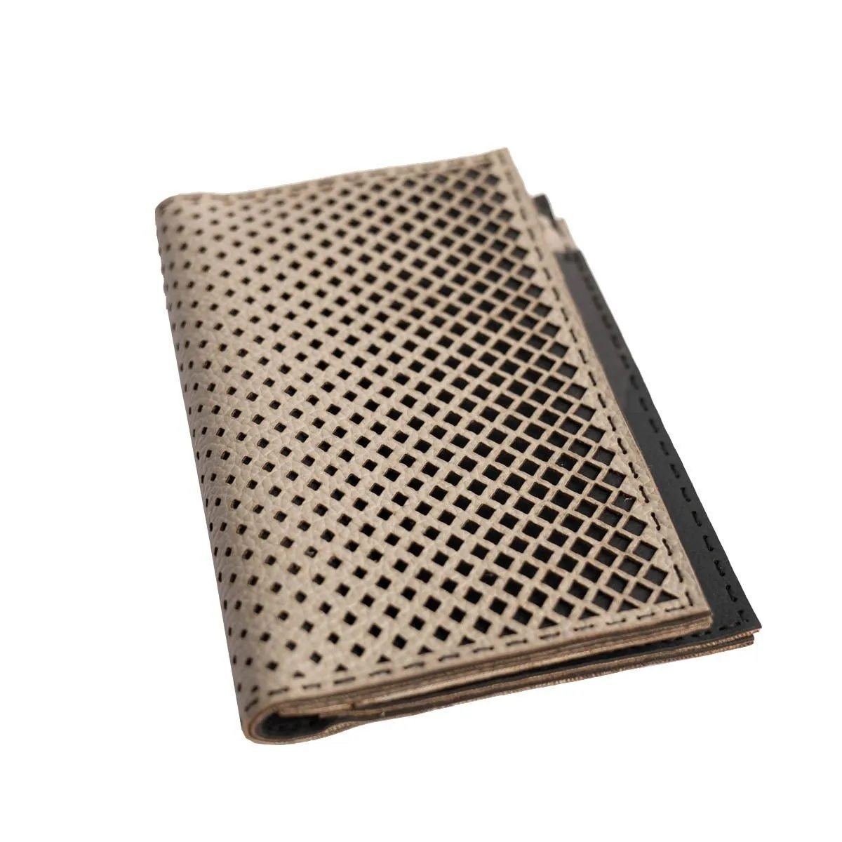 Diamond Pattern Wallet – Handcrafted with Sustainable Materials