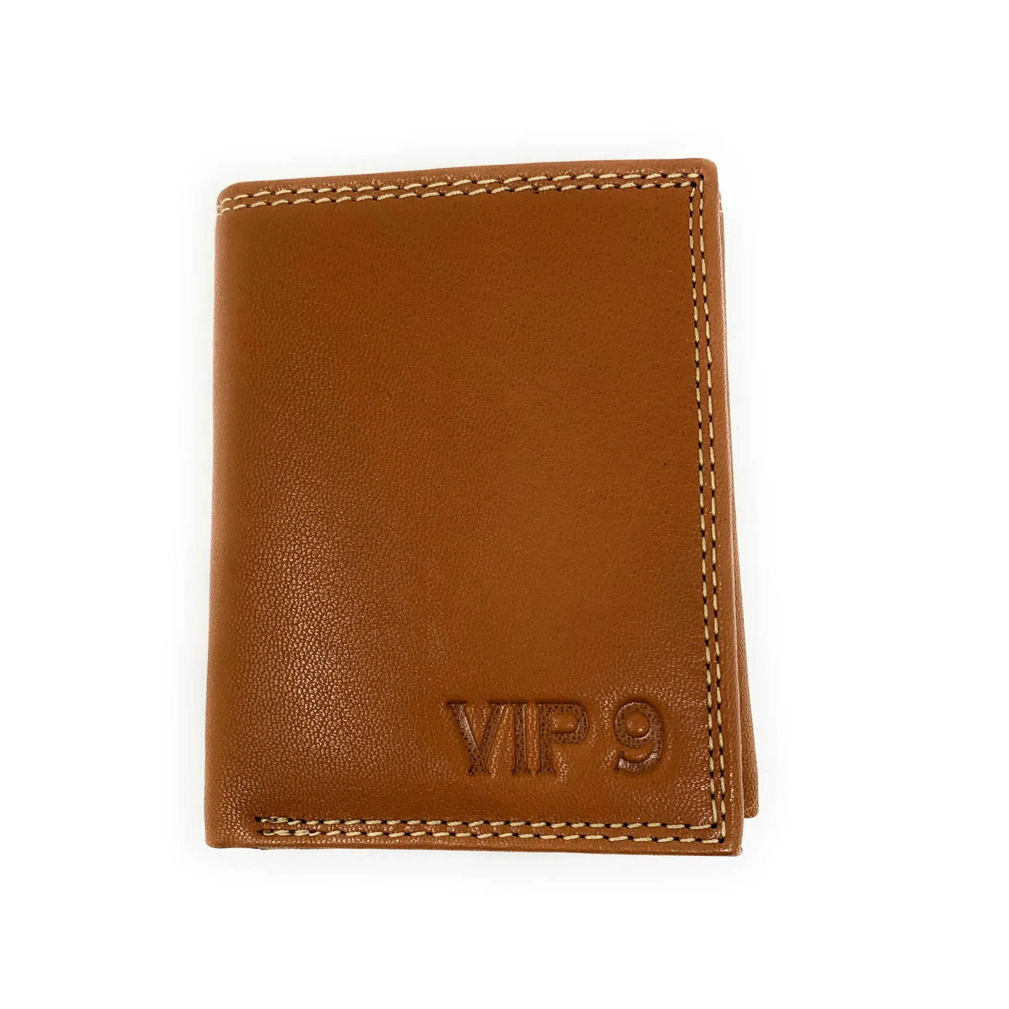 Empire Cove VIP Classic Genuine Leather Slim Trifold Wallets Cash Card ID Slots