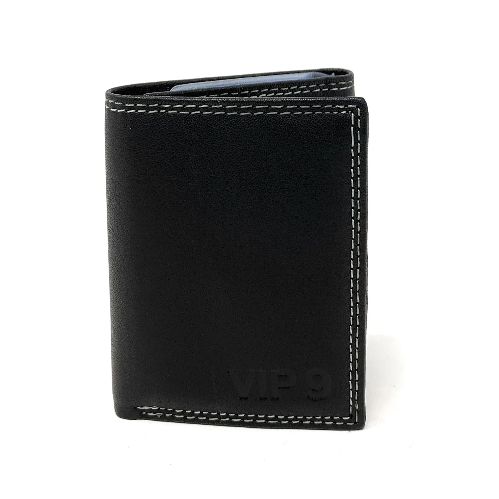 Empire Cove VIP Classic Genuine Leather Slim Trifold Wallets Cash Card ID Slots