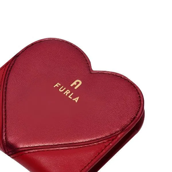 Furla Camelia Card Case - Red