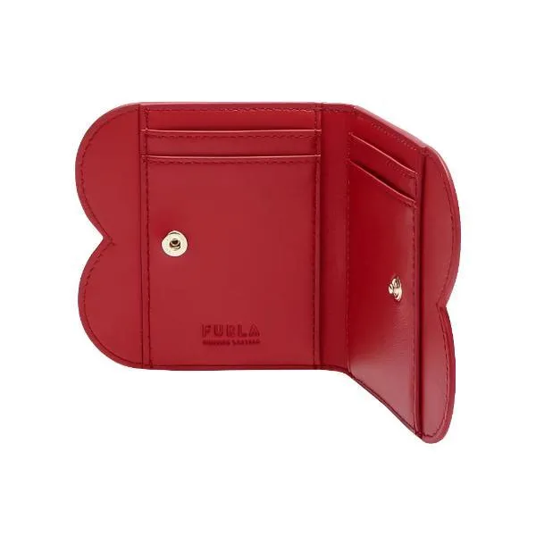 Furla Camelia Card Case - Red