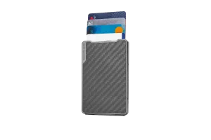 Groove Wallet® Carbon Fiber - Gun Metal