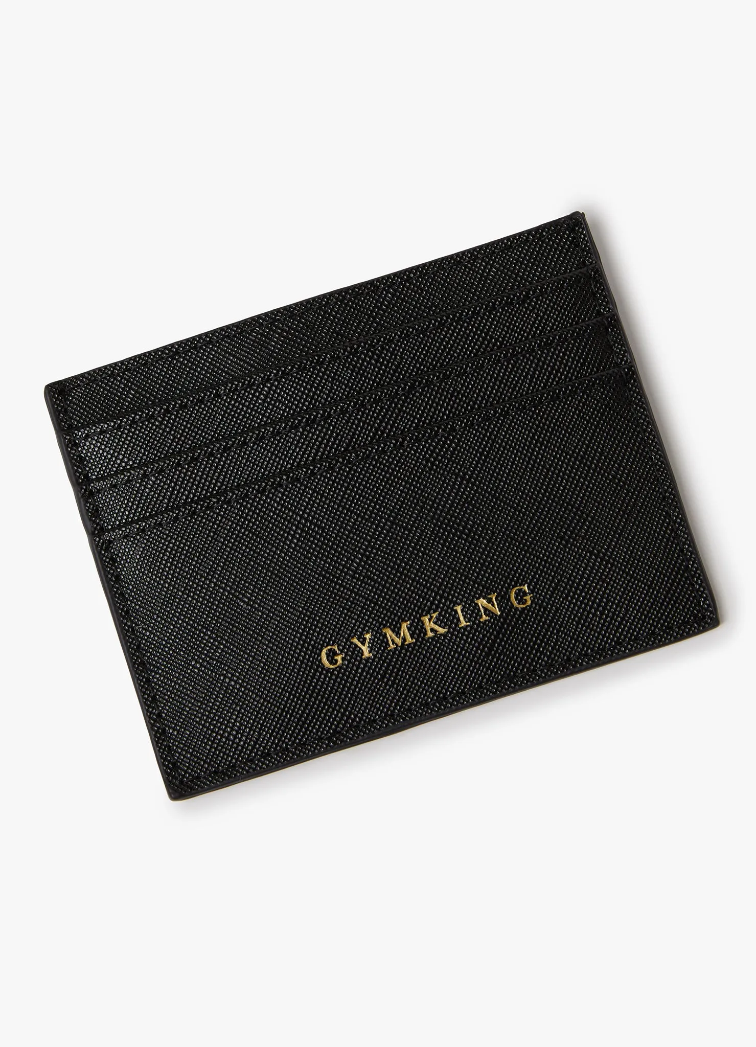 Gym King Debossed Card Holder - Black