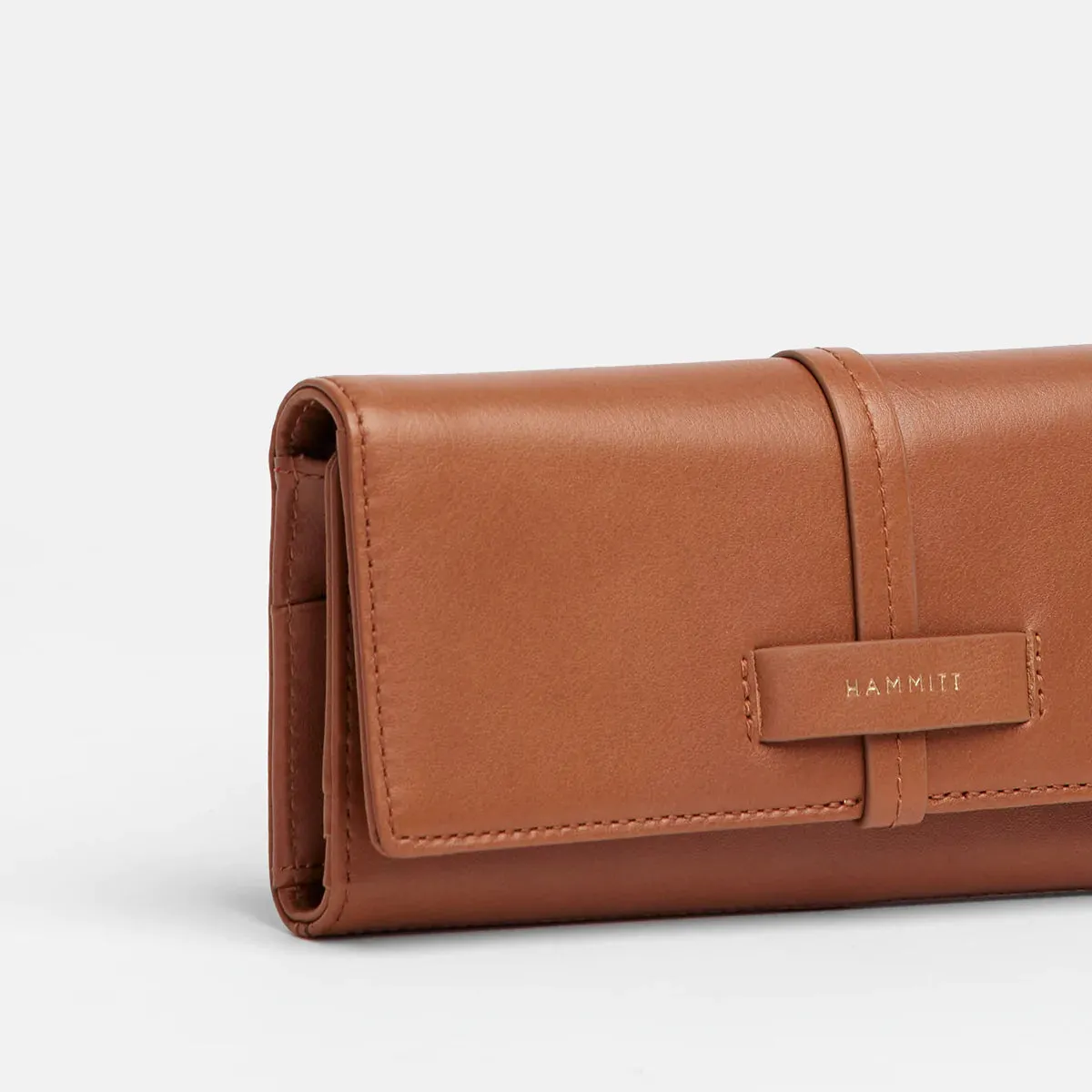 Hammitt Benjamin Slim Wallet in Caffe Tan