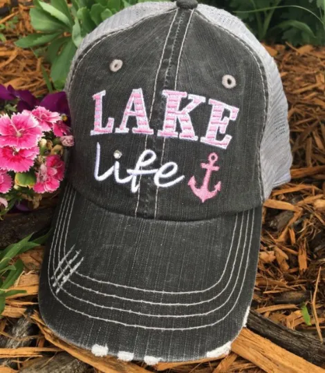 Hats { Lake hair don't care } { Happy Camper } { River hair don't care } { Beach hair don't care } { Tailgate hair don't care }