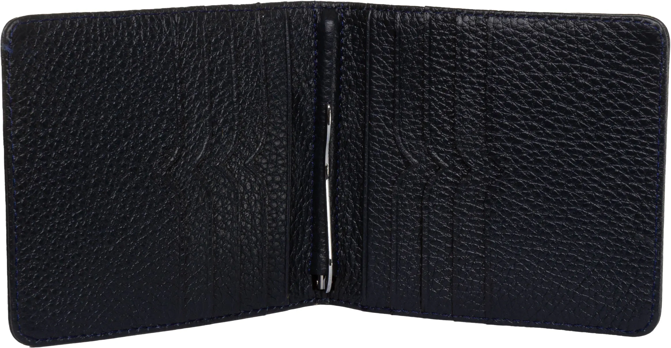 Justin Reece England Wallet Emboosed In Navy