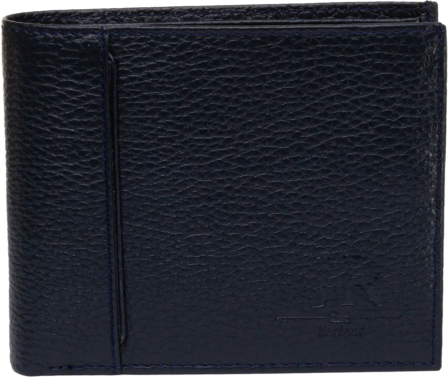 Justin Reece England Wallet Emboosed In Navy