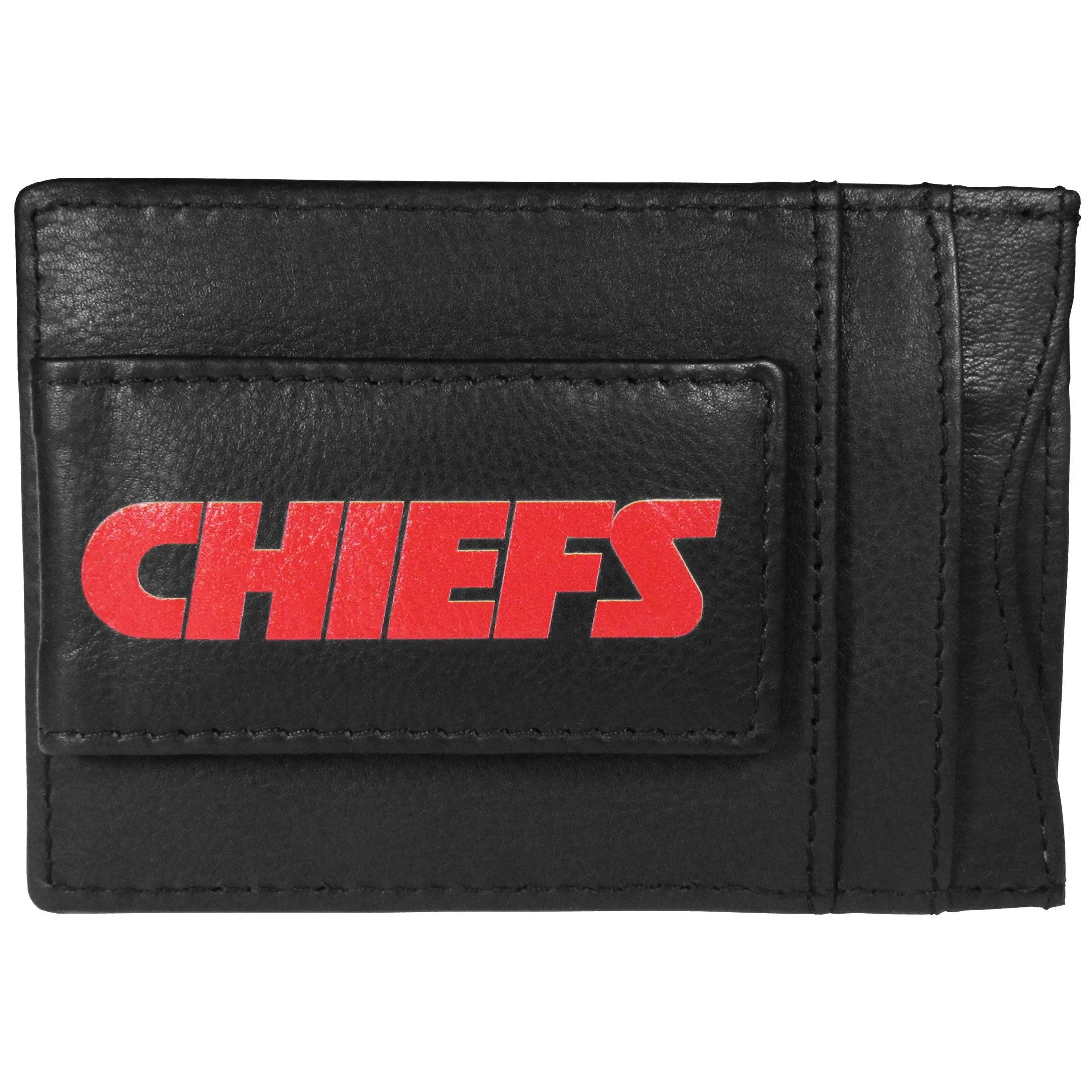 Kansas City Chiefs Logo Leather Cash and Cardholder