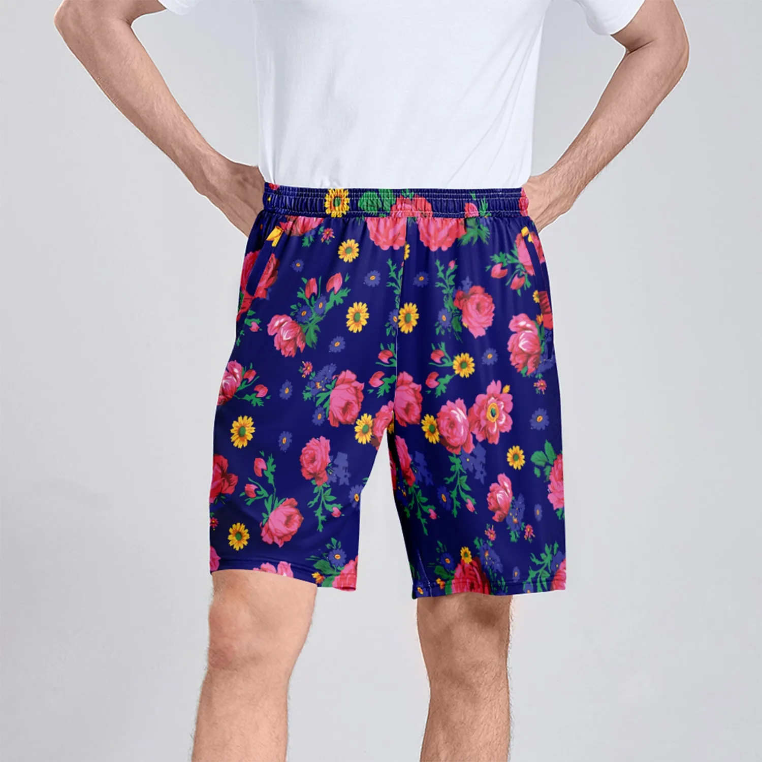 Kokum Ceremony Royal Athletic Shorts with Pockets