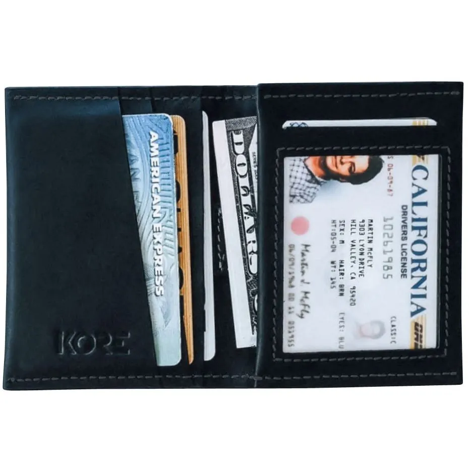 LEATHER BIFOLD WALLET