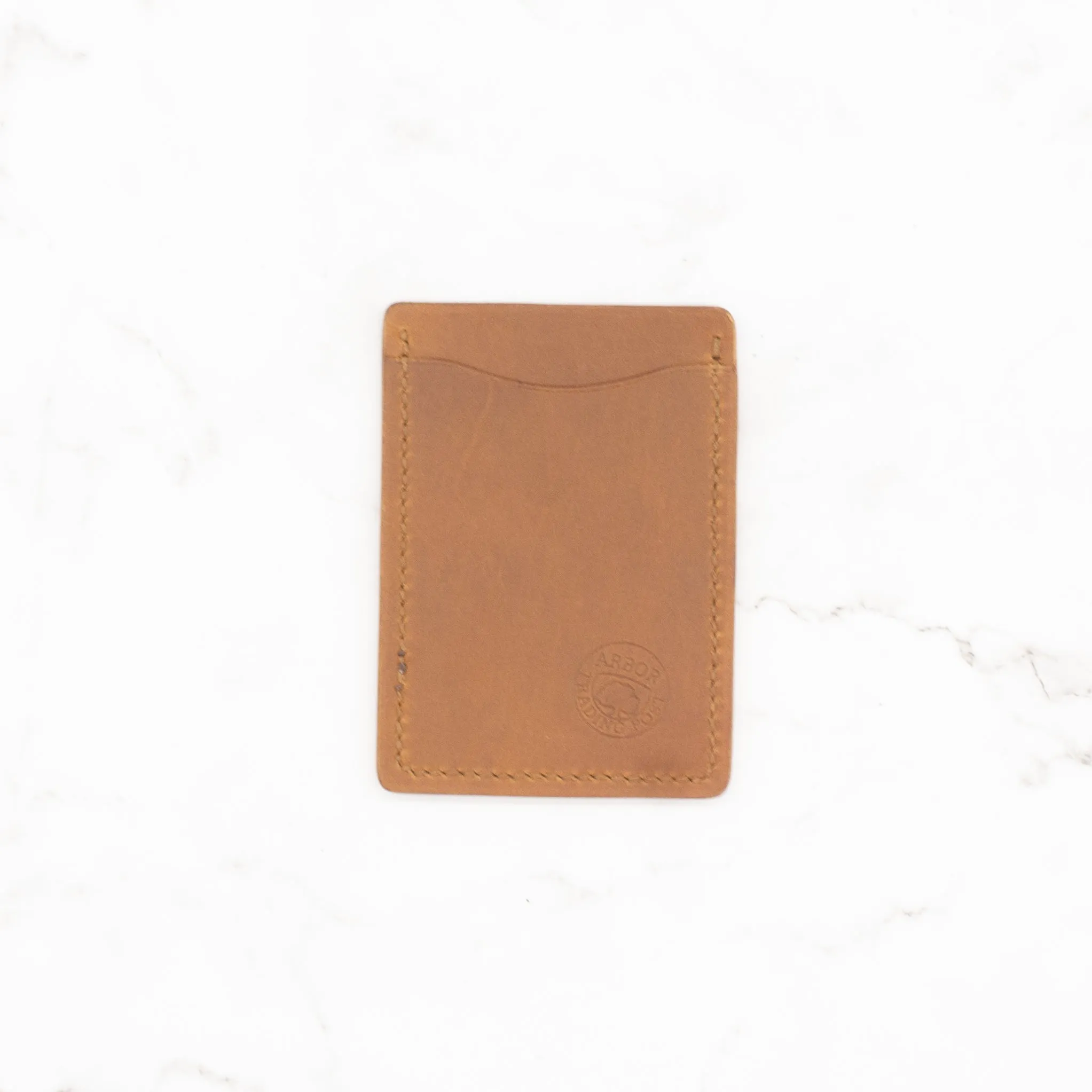 Leather Ultra Slim 3-Pocket Card Holder with ID Window