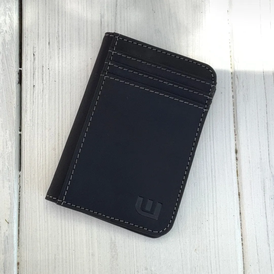 Leather Wallet with Dual ID Windows - Heritage T1