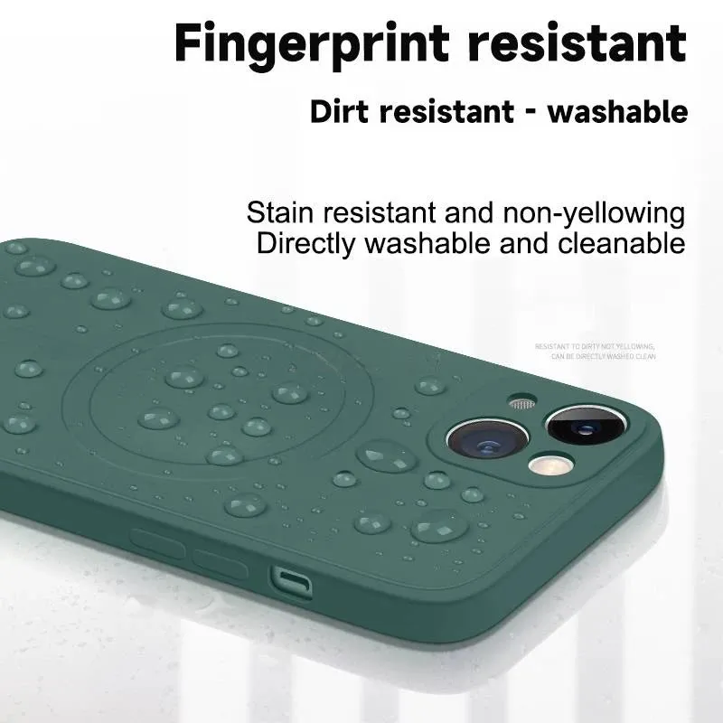 Liquid Silicone Magnetic Case for iPhone