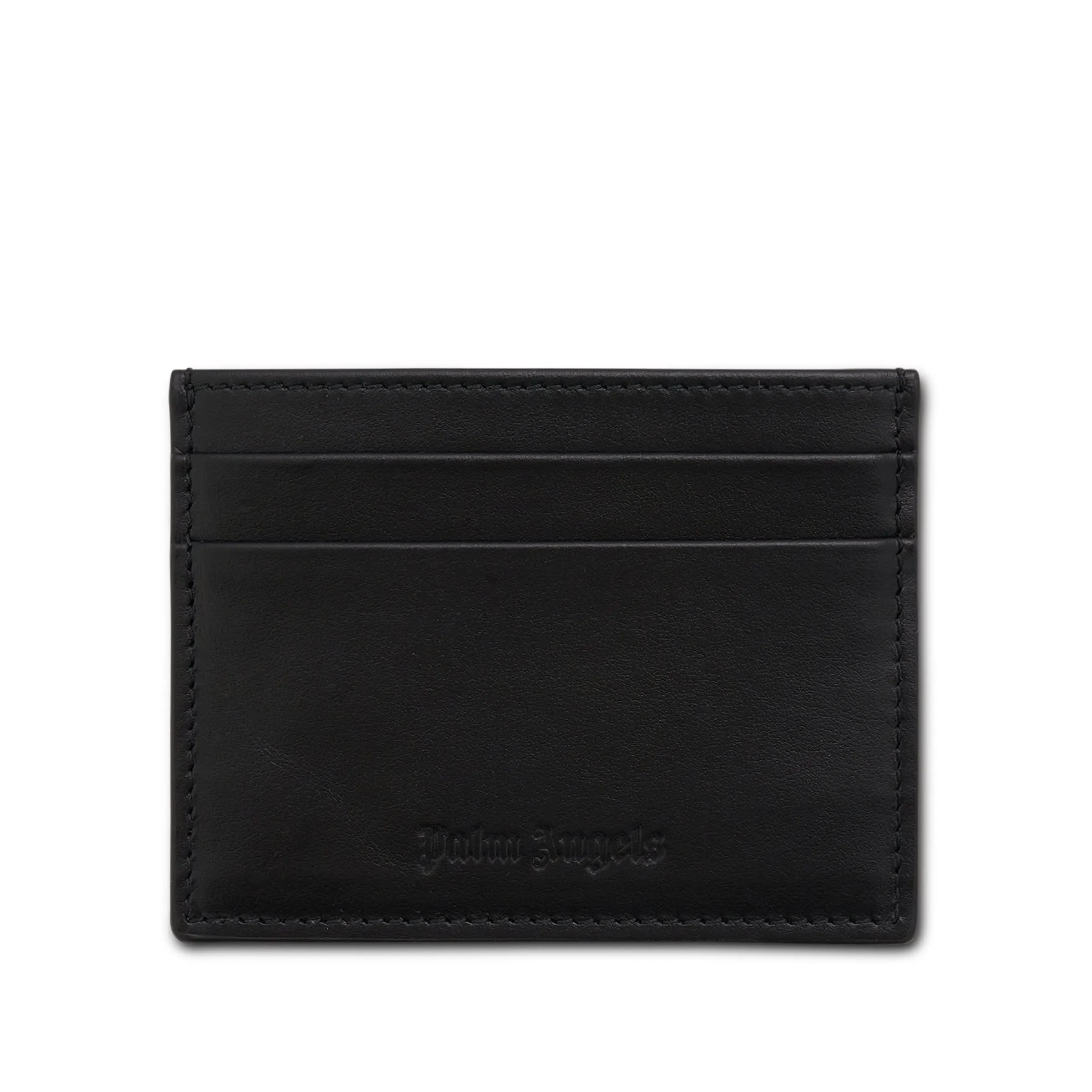 Logo Zipped Card Holder in Black/White