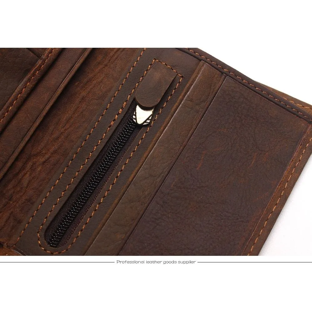 Luxury CrocEmbossed Genuine Leather Wallet