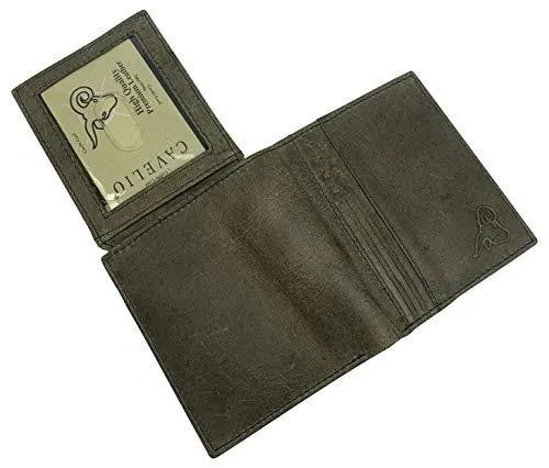 Men's RFID Blocking Genuine Leather Unique L Shape Bifold Wallet USA Series Wallets for Men RFID51HU