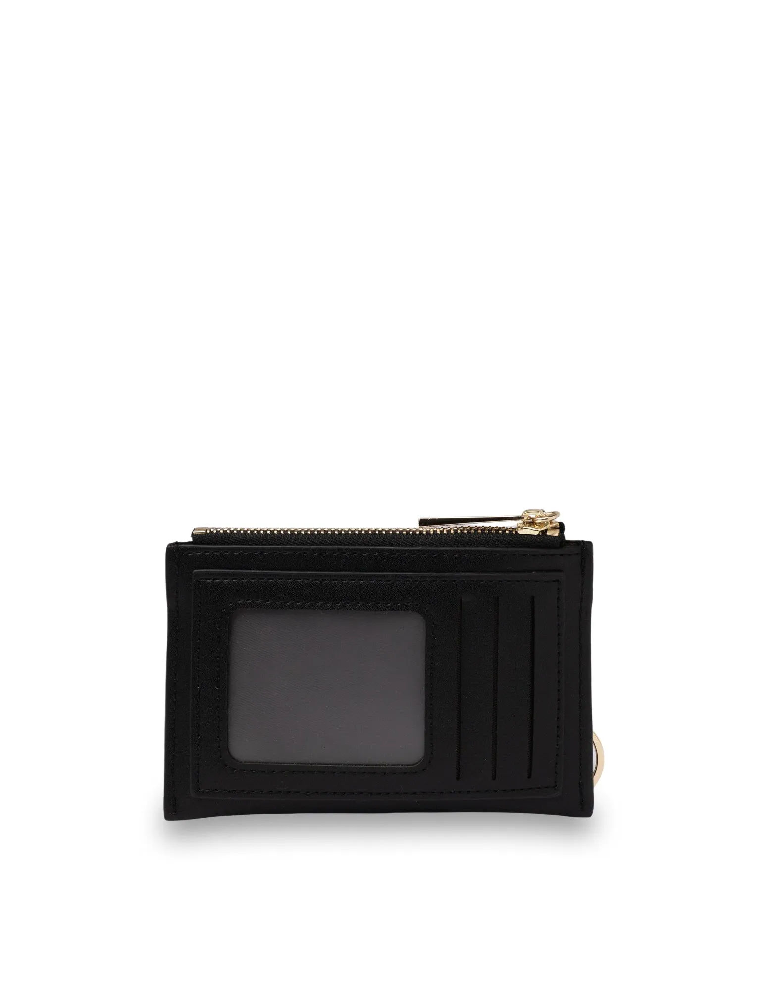 Mocha Lina Coin Card Holder - Black