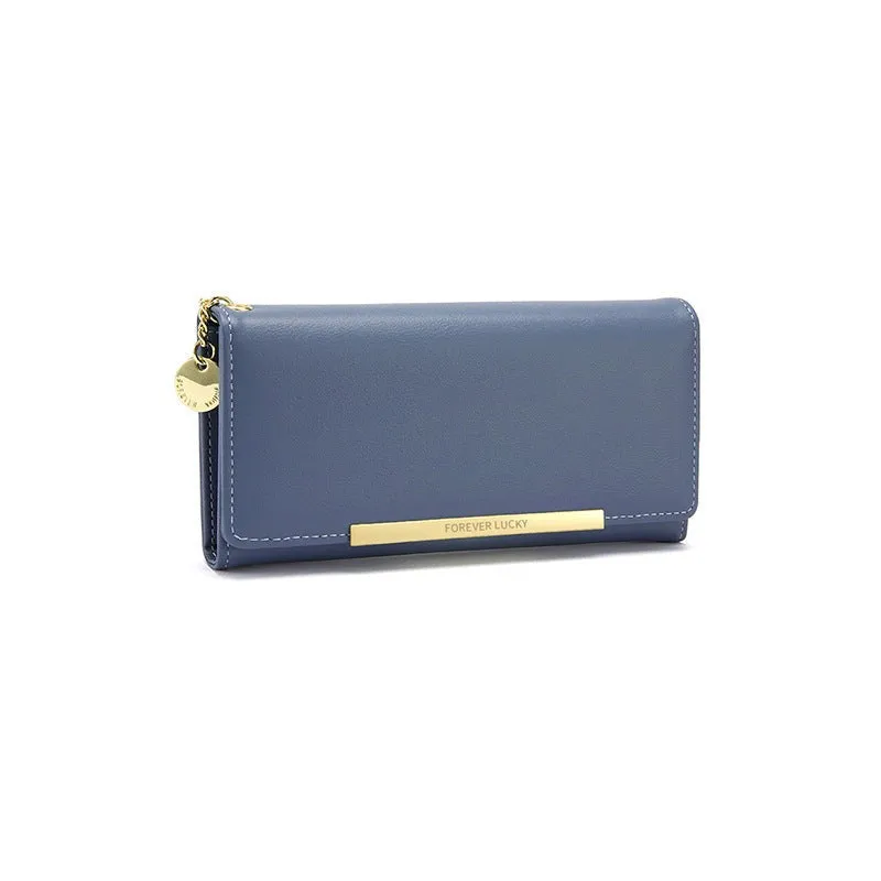 New Yellow Leather Wallet Women Luxury Design Long Woman Purses Big Capacity Zipper Purse Ladies Brand Coin Card Wallet