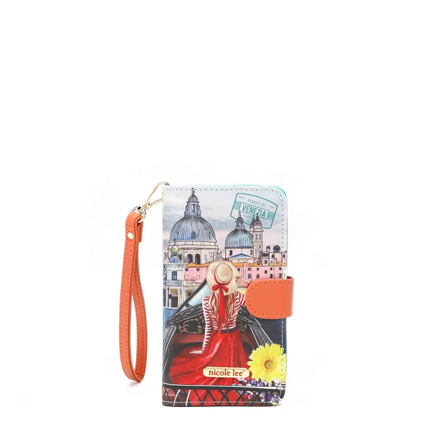 NL SIGNATURE PHONE CASE AND WALLET WRISTLET