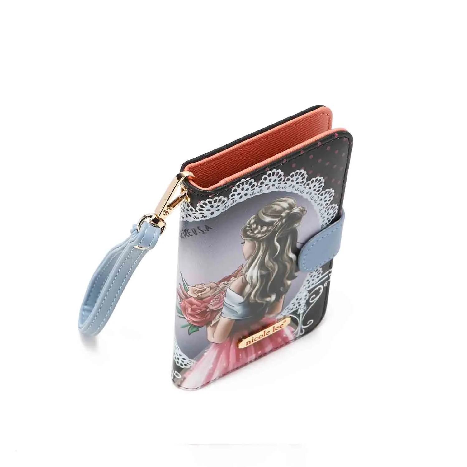 NL SIGNATURE PHONE CASE AND WALLET WRISTLET