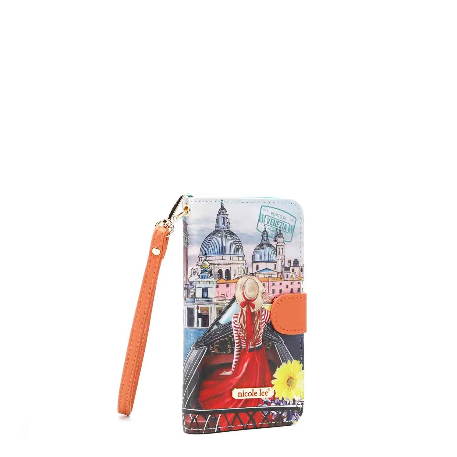 NL SIGNATURE PHONE CASE AND WALLET WRISTLET