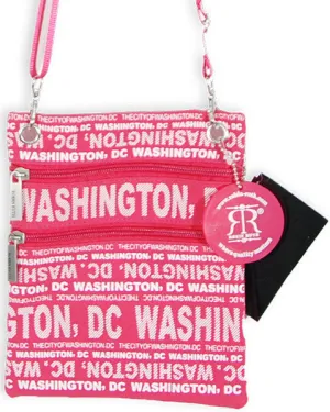 NWDC10 Robin Ruth Neck Wallet - Washington DC Big City Fush/White