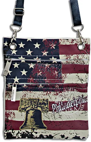 NWPH14 Robin Ruth Neck Wallet - Philadelphia USA Flag