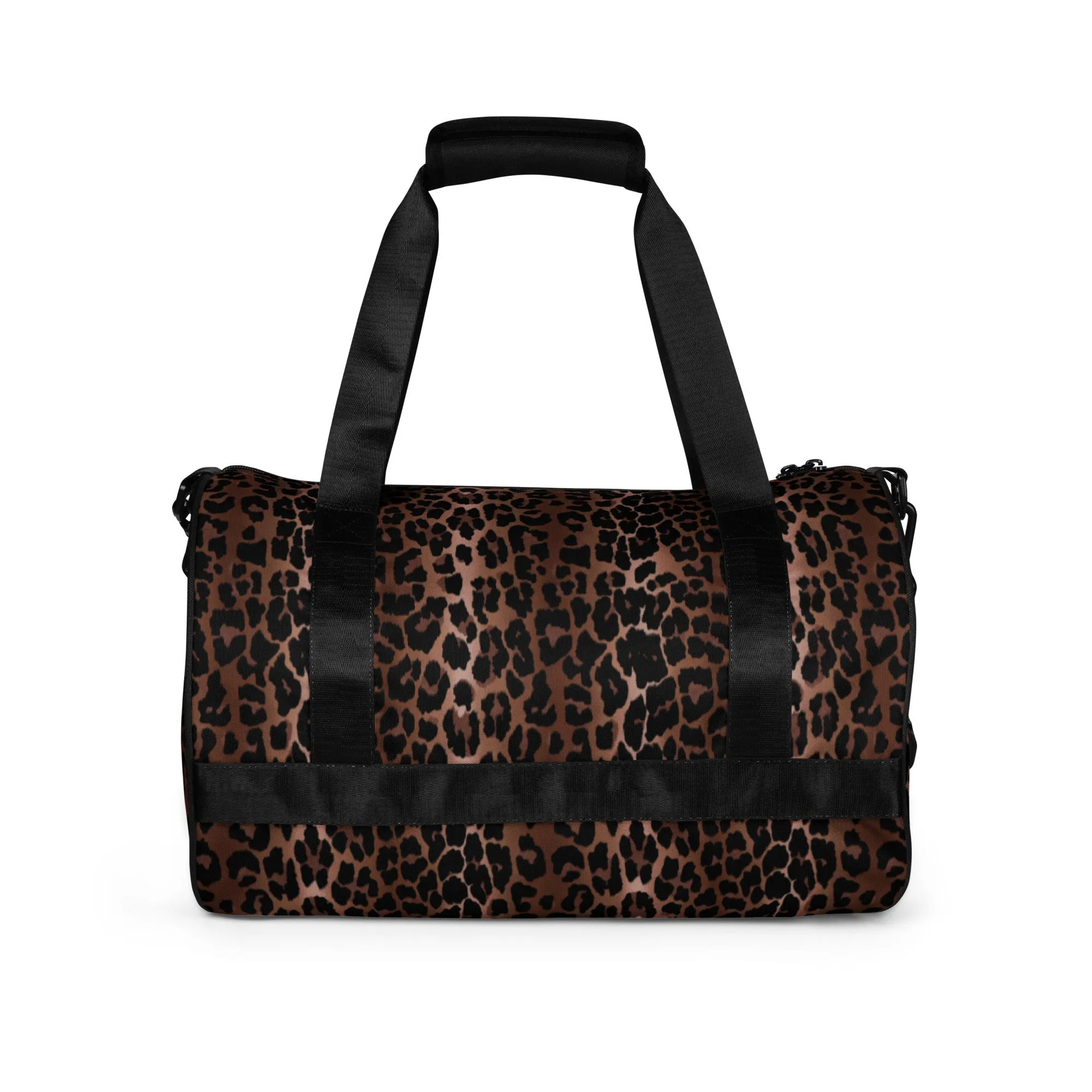 Overnighter Carryon Workout Duffle Bag in OG Leopard Print | Pinup Couture Relaxed