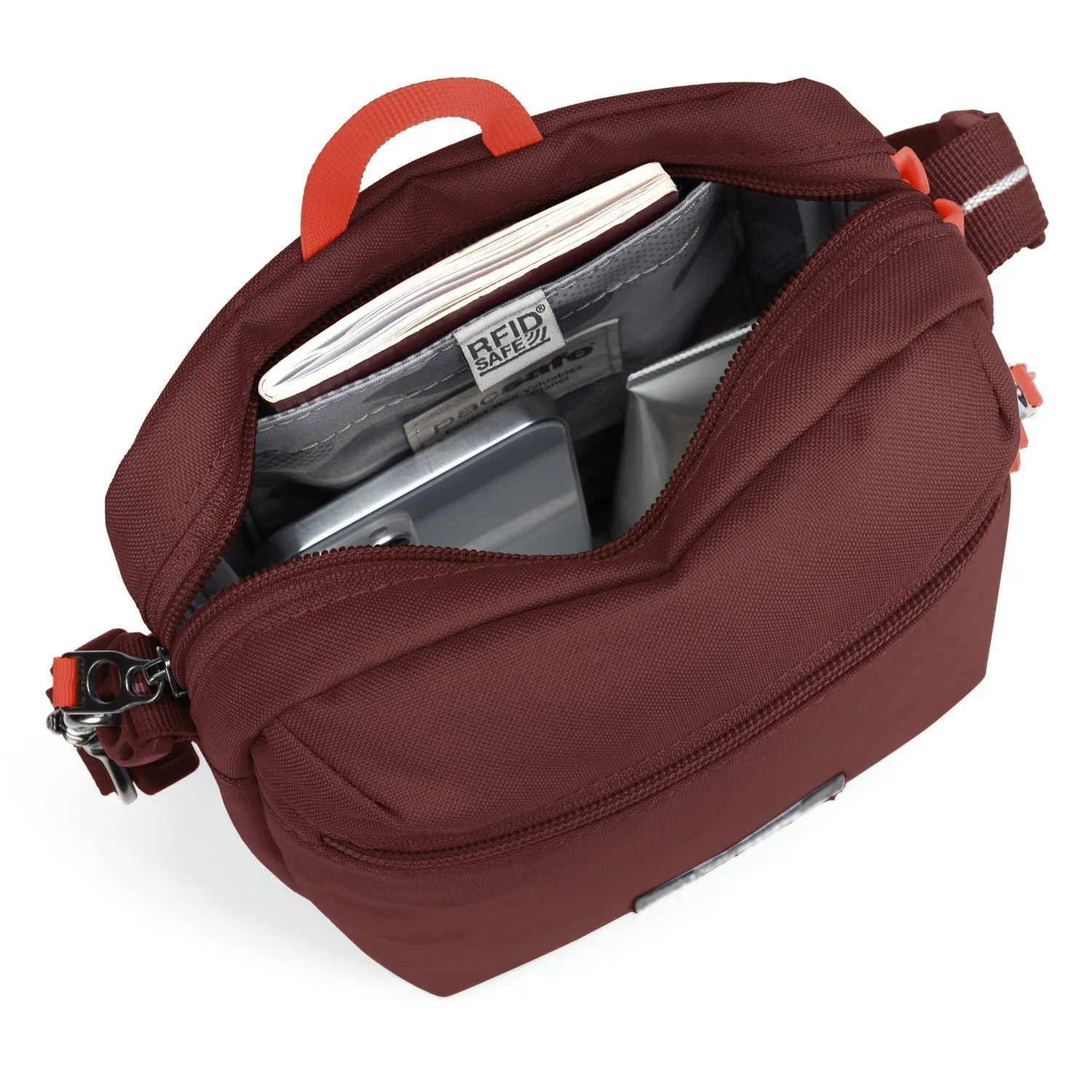 Pacsafe GO Festival Crossbody Garnet Red