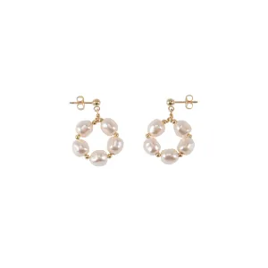 Pearl Flower Earrings - PEARL