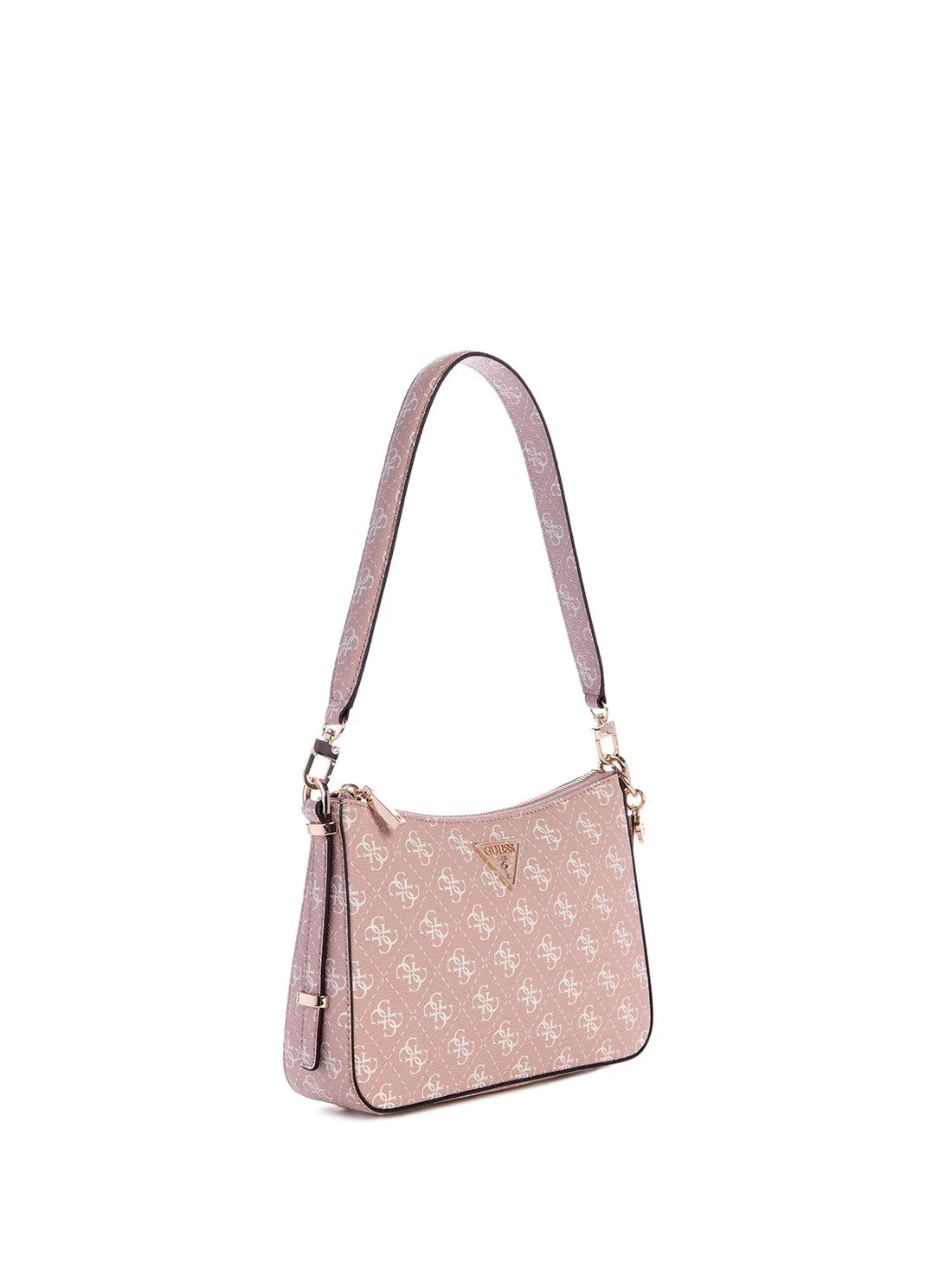 Pink Logo Daryna Shoulder Bag