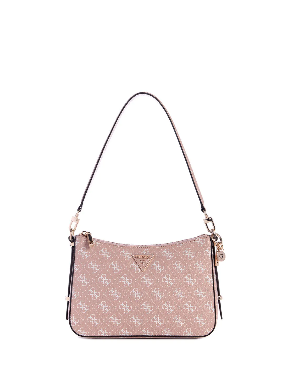 Pink Logo Daryna Shoulder Bag