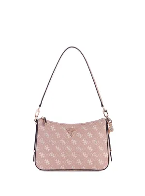 Pink Logo Daryna Shoulder Bag